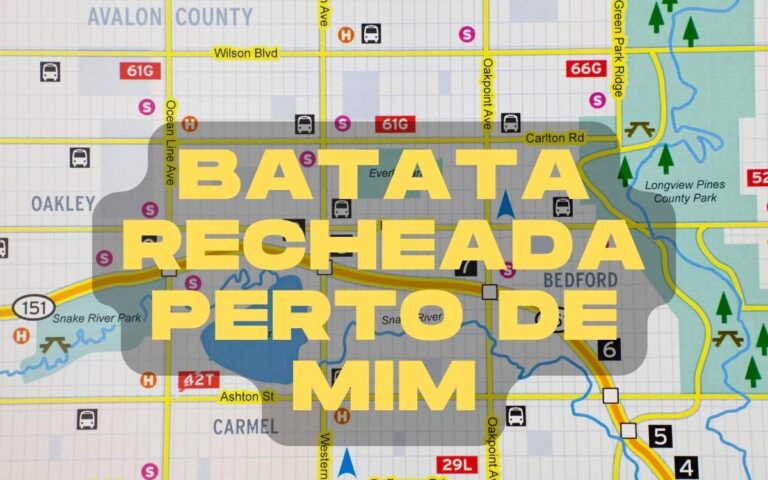 Batata recheada perto de mim | Criar rota