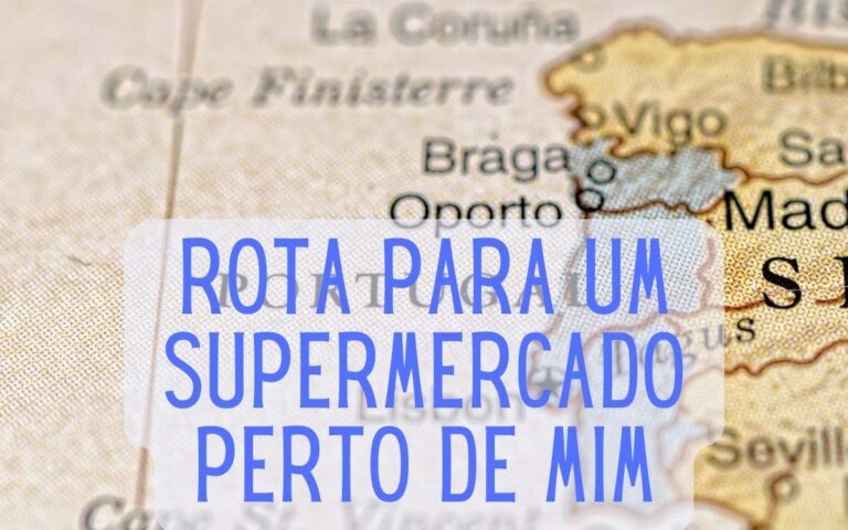 Rota para um supermercado perto de mim